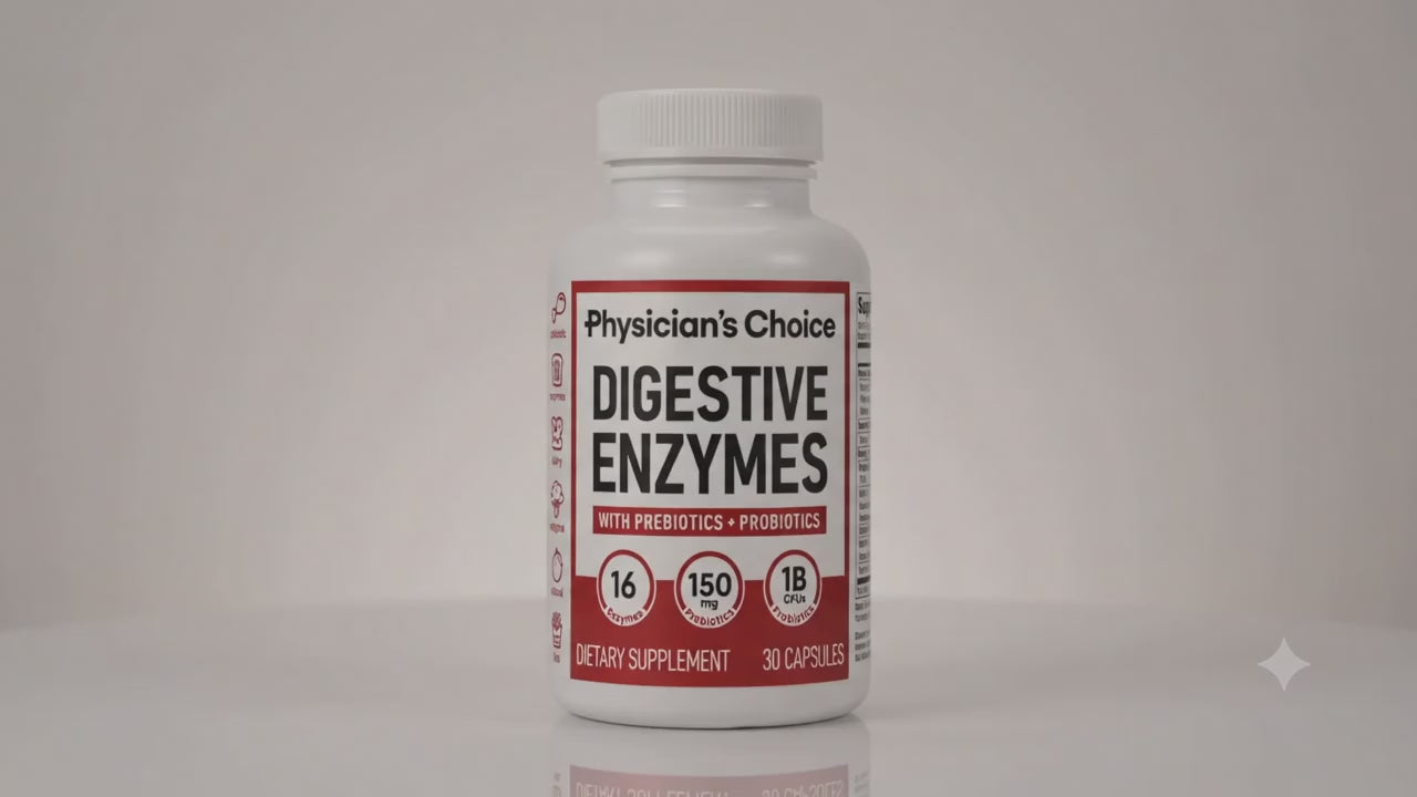 Digestive Enzimes producto girando